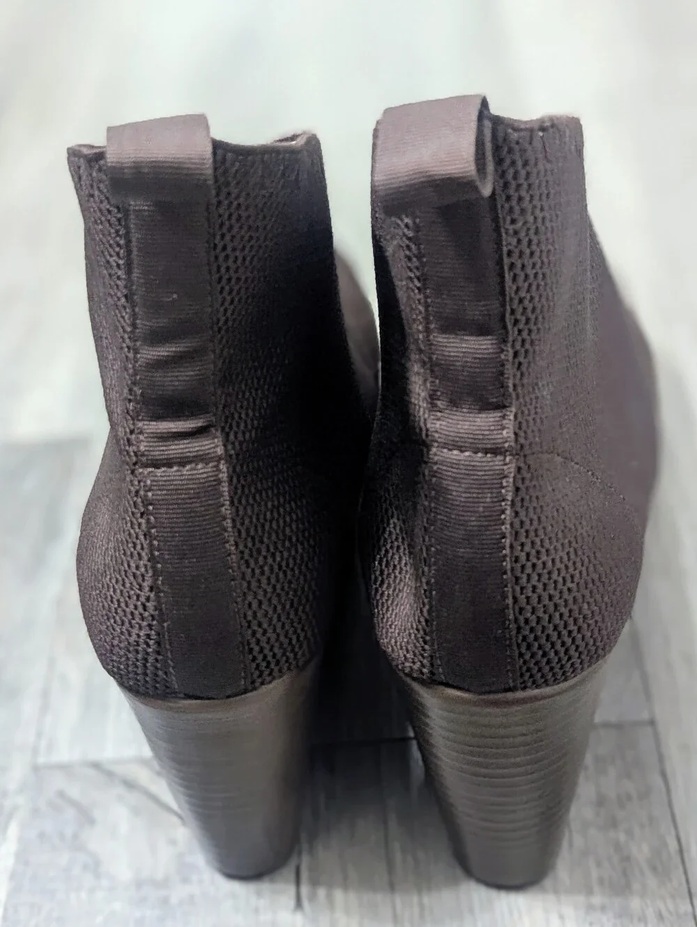 Charleston Shoe Co. Brown Wedge Heel Boots